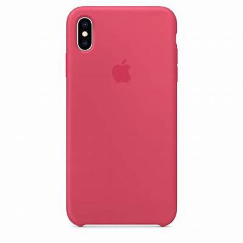 Apple IPhone XS Max silicone case - hibiscus